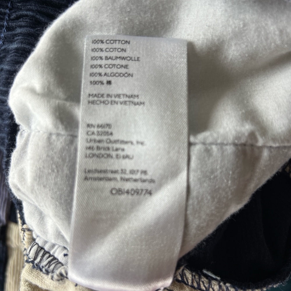 PATCHWORK CORDUROY PANTS BY URBAN OUTFITTERS - Picture 7 of 7